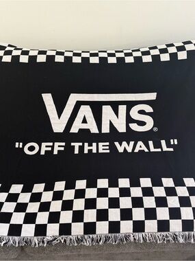Vans Black & White Checkerboard 'Off The Wall' Tapestry